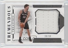 2018 Panini National Treasures Tremendous Treasures Pau Gasol #TTR-PG card