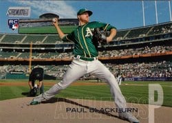2018 Stadium Club Base Set Paul Blackburn #77 card