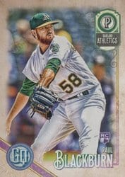 2018 Topps Gypsy Queen Base Set Paul Blackburn #145 card