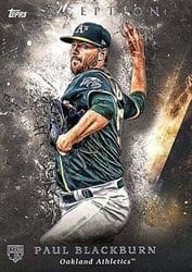 2018 Topps Inception Base Set Paul Blackburn #21 card