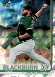 2019 Topps Chrome Sapphire Edition Base Set Paul Blackburn #36 card