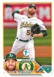2023 Topps 1st Edition Base Set Paul Blackburn #6 card