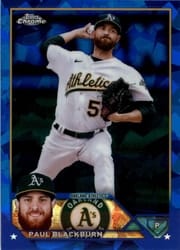 2023 Topps Chrome Sapphire Edition Base Set Paul Blackburn #6 card