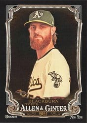 2024 Topps Allen & Ginter X Base Set Paul Blackburn #308 card