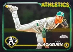 2024 Topps Chrome Base Set Paul Blackburn #43 card