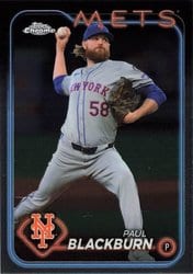 2024 Topps Chrome Update Base Set Paul Blackburn #USC116 card
