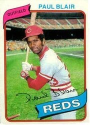 1980 Topps Base Set Paul Blair #281 card