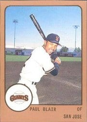 1988 ProCards Base Set Paul Blair #109 card