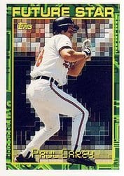 1994 Topps Base Set Paul Carey #4 card