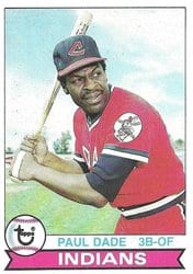 1979 Topps Base Set Paul Dade #13 card