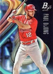 2018 Bowman Platinum Base Set Paul DeJong #4 card