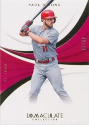 2018 Panini Immaculate Collection Base Set Paul DeJong #133 card