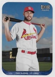 2018 Topps Archives Snapshots Base Paul DeJong #AS-PD card