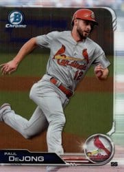 2019 Bowman Chrome Base Set Paul DeJong #93 card