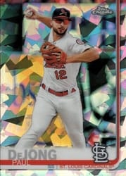 2019 Topps Chrome Sapphire Edition Base Set Paul DeJong #125 card