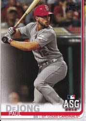 2019 Topps Update Base Set Paul DeJong #US54 card