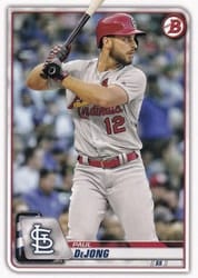 2020 Bowman Base Set Paul DeJong #55 card