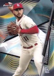2020 Finest Base Set Paul DeJong #107 card