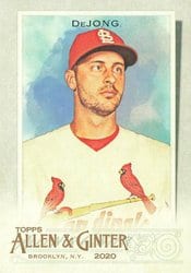 2020 Topps Allen & Ginter Base Set Paul DeJong #215 card