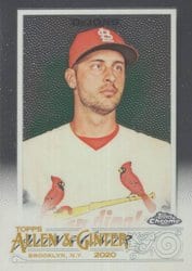 2020 Topps Allen & Ginter Chrome Base Set Paul DeJong #215 card