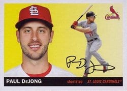 2020 Topps Archives Base Set Paul DeJong #77 card