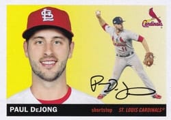 2020 Topps Archives Base Set Paul DeJong #77 card