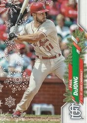 2020 Topps Holiday Base Set Paul DeJong #HW81 card