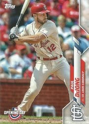 2020 Topps Opening Day Base Set Paul DeJong #139 card