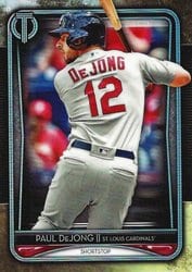2020 Topps Tribute Base Set Paul DeJong #76 card