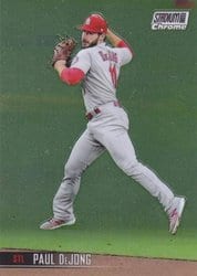 2021 Stadium Club Chrome Base Set Paul DeJong #40 card