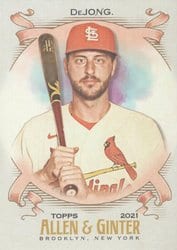 2021 Topps Allen & Ginter Base Set Paul DeJong #41 card