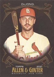 2021 Topps Allen & Ginter X Base Set Paul DeJong #41 card