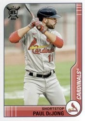2021 Topps Big League Base Set Paul DeJong #51 card