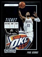 2018 Panini Contenders Paul George #63 card