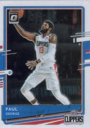 2020-21 Donruss Optic Base Set Paul George #3 card