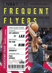 2020-21 Hoops Frequent Flyers Paul George #6 card