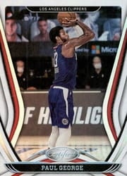 2020-21 Panini Certified Base Set Paul George #110 card