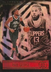 2020-21 Panini Illusions Base Set Paul George #26 card