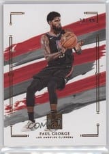 2020-21 Panini Impeccable Base Set Paul George #6 card