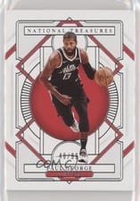 2020-21 Panini National Treasures Base Set Paul George #19 card