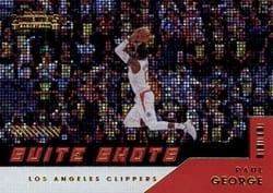 2021-22 Panini Contenders Suite Shots Paul George #22 card