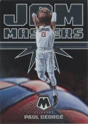 2021-22 Panini Mosaic Jam Masters Paul George #14 card