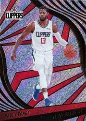 2021-22 Panini Revolution Base Set Paul George #37 card