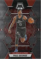 2022-23 Panini Mosaic Base Set Paul George #18 card