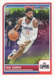 2023-24 Hoops Haunted Hoops Base Set Paul George #20 card