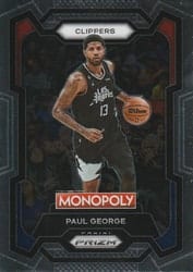 2023-24 Panini Prizm Monopoly Base Set Paul George #39 card
