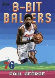 2025-26 Topps 8-Bit Ballers Paul George #8B-7 card