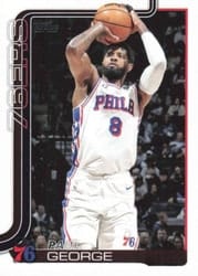 2025-26 Topps Base Set Paul George #23 card