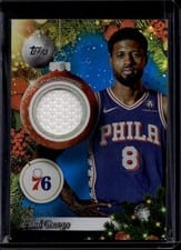 2025-26 Topps Holiday Player Relics Paul George #PR-PG card