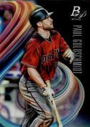 2018 Bowman Platinum Base Set Paul Goldschmidt #70 card